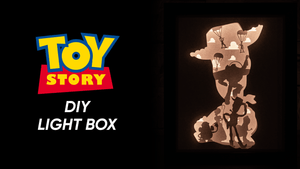 Toy Story DIY LightBox Templates (PDF+SVG) + Video Tutorial