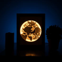 The Hedgehog DIY LightBox Templates (PDF+SVG) + Video Tutorial