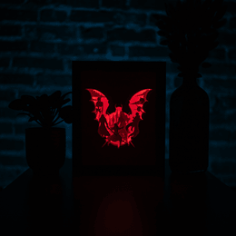 Vampire’s Descent DIY LightBox Templates (PDF+SVG) + Video Tutorial