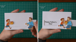 Father&#x27;s Day Card - Printable Pop-Up Card Template + Video Tutorial 