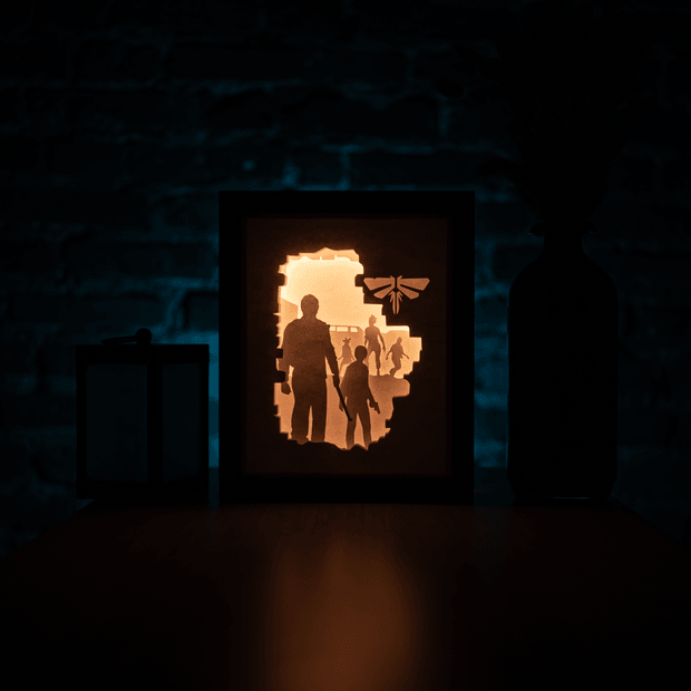 The Last of Us DIY LightBox Templates (PDF+SVG) + Video Tutorial
