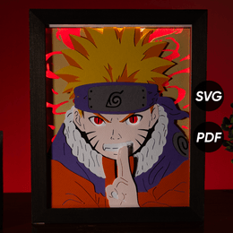 Demon Fox DIY Colored LightBox Templates (PDF+SVG) + Video Tutorial