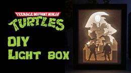 Teenage Mutant Ninja Turtles DIY LightBox Templates (PDF+SVG) + Video Tutorial
