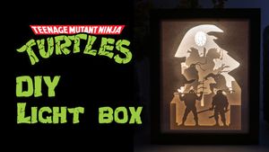 Teenage Mutant Ninja Turtles DIY LightBox Templates (PDF+SVG) + Video Tutorial