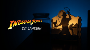 Indiana Jones DIY Paper Lantern Templates 🕯️ (PDF+SVG) + Video Tutorial 