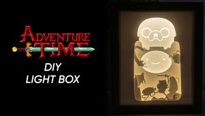 Adventure Time DIY Lightbox Templates (PDF+SVG) + Video Tutorial