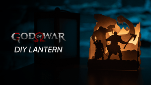 God of War DIY Paper Lantern Templates 🕯️ (PDF+SVG) + Video Tutorial 