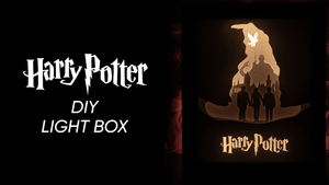 Harry Potter DIY Lightbox Templates (PDF+SVG) + Video Tutorial