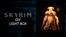 Skyrim DIY LightBox Templates (PDF+SVG) + Video Tutorial