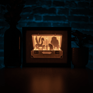 Fantastic Animals DIY LightBox Templates (PDF+SVG) + Video Tutorial