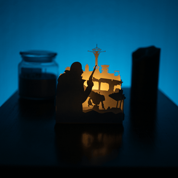 Fallout: New Vegas ☢️🎰 DIY Paper Lantern Templates 🕯️ (PDF+SVG) + Video Tutorial 