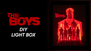 The Boys DIY LightBox Templates (PDF+SVG) + Video Tutorial