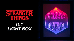 Stranger Things DIY LightBox Templates (PDF+SVG) + Video Tutorial