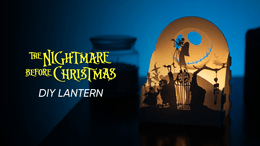 The Nightmare Before Christmas DIY Paper Lantern Templates 🕯️ (PDF+SVG) + Video Tutorial 