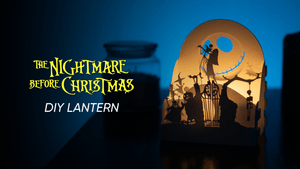 The Nightmare Before Christmas DIY Paper Lantern Templates 🕯️ (PDF+SVG) + Video Tutorial 