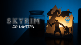 Skyrim DIY Paper Lantern Templates 🕯️ (PDF+SVG) + Video Tutorial 