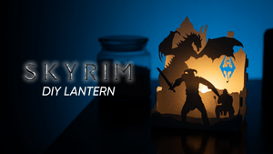 Skyrim DIY Paper Lantern Templates 🕯️ (PDF+SVG) + Video Tutorial 