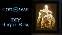 God of War DIY LightBox Templates (PDF+SVG) + Video Tutorial