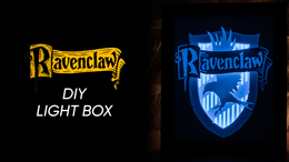 Ravenclaw DIY LightBox Templates (PDF+SVG) + Video Tutorial