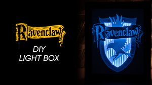 Ravenclaw DIY LightBox Templates (PDF+SVG) + Video Tutorial