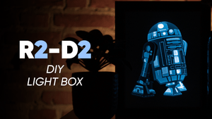 R2-D2 DIY LightBox Templates (PDF+SVG) + Video Tutorial