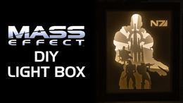Mass Effect DIY LightBox Templates (PDF+SVG) + Video Tutorial
