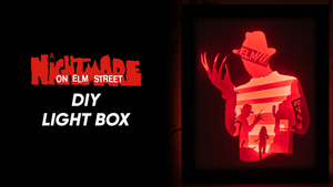 A Nightmare on Elm Street DIY LightBox Templates (PDF+SVG) + Video Tutorial