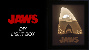 Jaws DIY LightBox Templates (PDF+SVG) + Video Tutorial