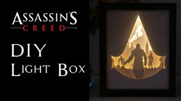 Assassin&#x27;s Creed DIY LightBox Templates (PDF+SVG) + Video Tutorial