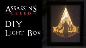 Assassin&#x27;s Creed DIY LightBox Templates (PDF+SVG) + Video Tutorial