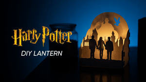 Harry Potter DIY Paper Lantern Templates 🕯️ (PDF+SVG) + Video Tutorial 