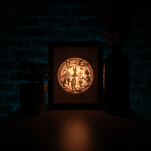 Cartoons DIY LightBox Templates (PDF+SVG) + Video Tutorial