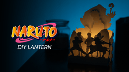 Naruto DIY Paper Lantern Templates 🕯️ (PDF+SVG) + Video Tutorial 