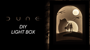 Dune DIY LightBox Templates (PDF+SVG) + Video Tutorial