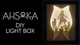 Ahsoka Tano DIY LightBox Templates (PDF+SVG) + Video Tutorial