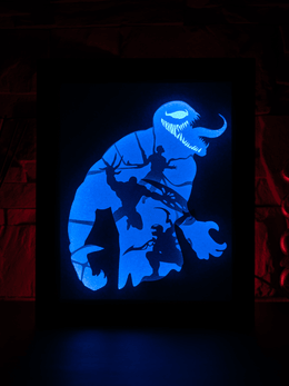 Venomous DIY LightBox Templates (PDF+SVG) + Video Tutorial