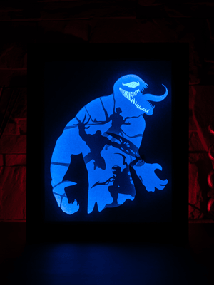 Venomous DIY LightBox Templates (PDF+SVG) + Video Tutorial