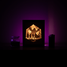 Dungeons DIY LightBox Templates (PDF+SVG) + Video Tutorial