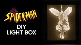 Spider-Man DIY LightBox Templates (PDF+SVG) + Video Tutorial