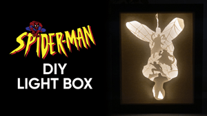 Spider-Man DIY LightBox Templates (PDF+SVG) + Video Tutorial