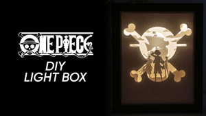 One Piece DIY LightBox Templates (PDF+SVG) + Video Tutorial