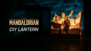The Mandalorian DIY Paper Lantern Templates 🕯️ (PDF+SVG) + Video Tutorial 