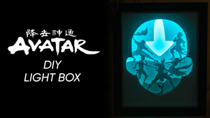 Avatar: The Last Airbender DIY LightBox Templates (PDF+SVG) + Video Tutorial