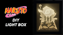 Naruto DIY LightBox Templates (PDF+SVG) + Video Tutorial