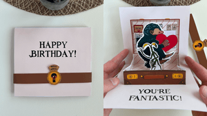 Fantastic Beasts DIY Pop-Up Card Templates + Video Tutorial 
