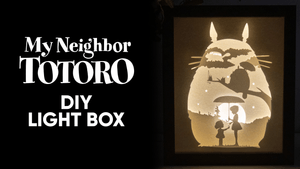 My Neighbor Totoro DIY LightBox Templates (PDF+SVG) + Video Tutorial