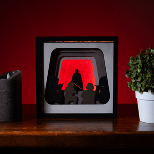 Vader DIY Shadowbox Templates (PDF+SVG) + Video Tutorial