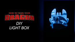 How to Train Your Dragon DIY LightBox Templates (PDF+SVG) + Video Tutorial