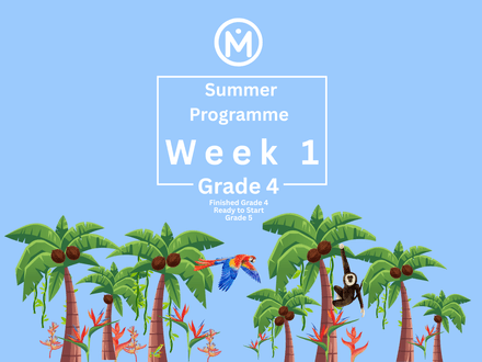 2025 Summer Programme for Grade 4 Students - Week 1