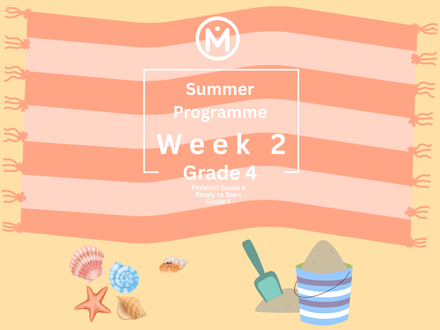 2025 Summer Programme for Grade 4 Students - Week 2